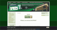 Desktop Screenshot of ekoprint.info