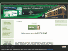 Tablet Screenshot of ekoprint.info